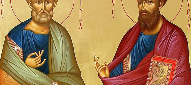 Святые апостолы Петр и Павел: икона, молитва, день празднования